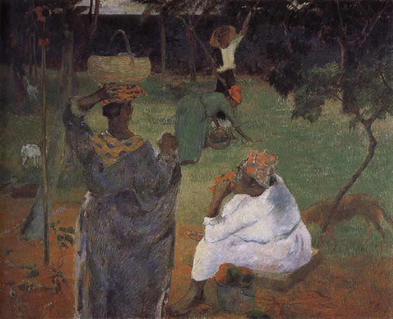 Paul Gauguin Mining mango woman Germany oil painting art